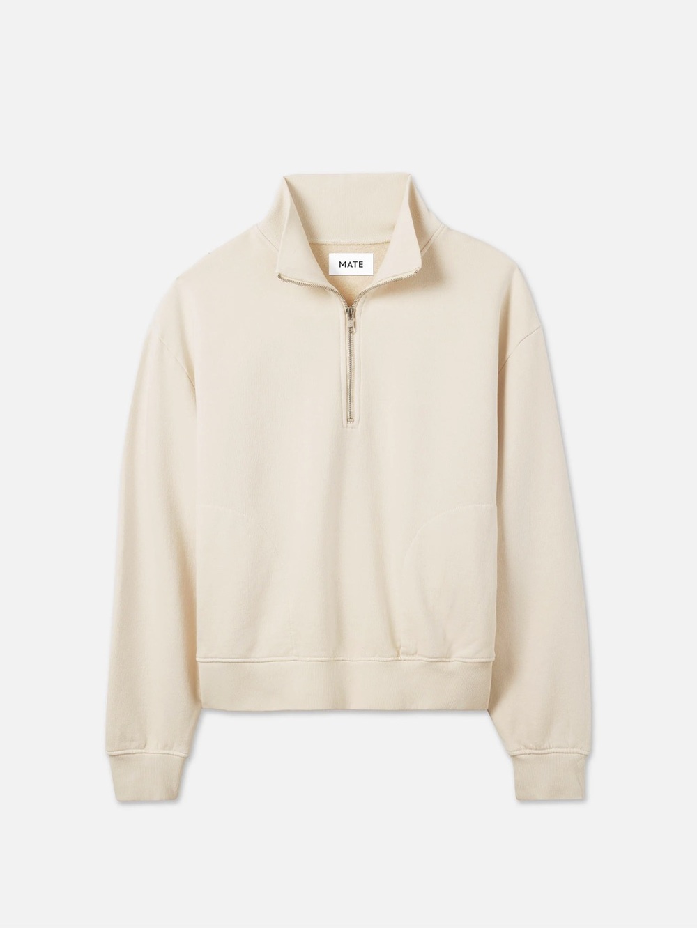 MATE The Label Organic Quarter Zip Sweatshirt - Picture 2 of 6